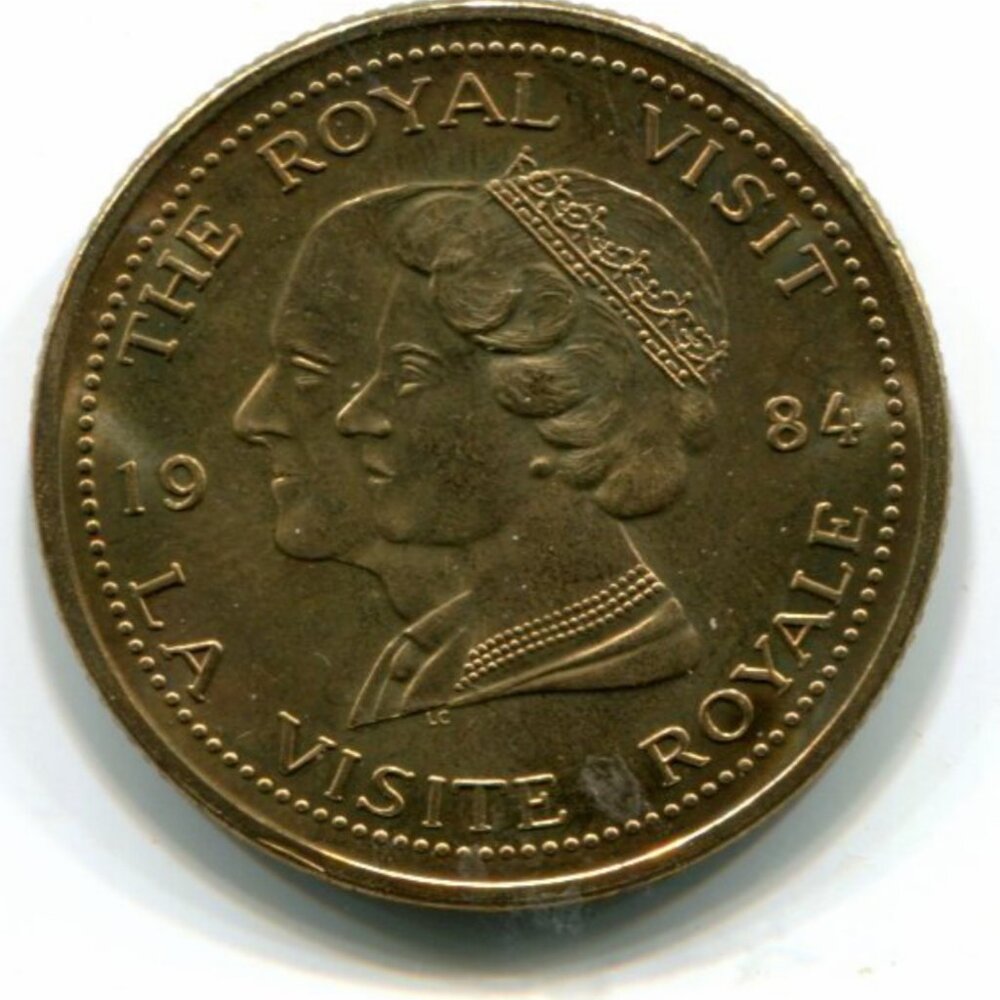 1984 Canada City of Cornwall Royal Visit Commemorative Medal (b318-9)